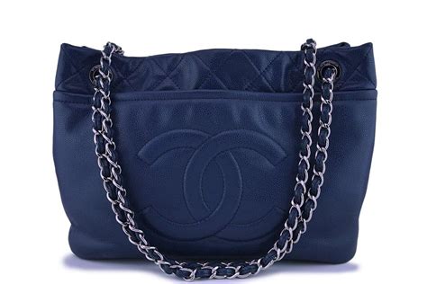 chanel blue gst|chanel gst tote size.